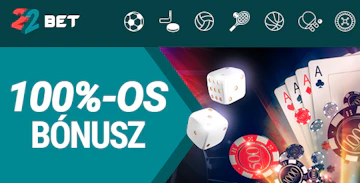 22bet kaszino bonusz