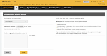 Betfair fiokhitelesites