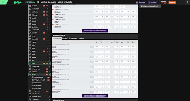 Betinia Sportfogadas