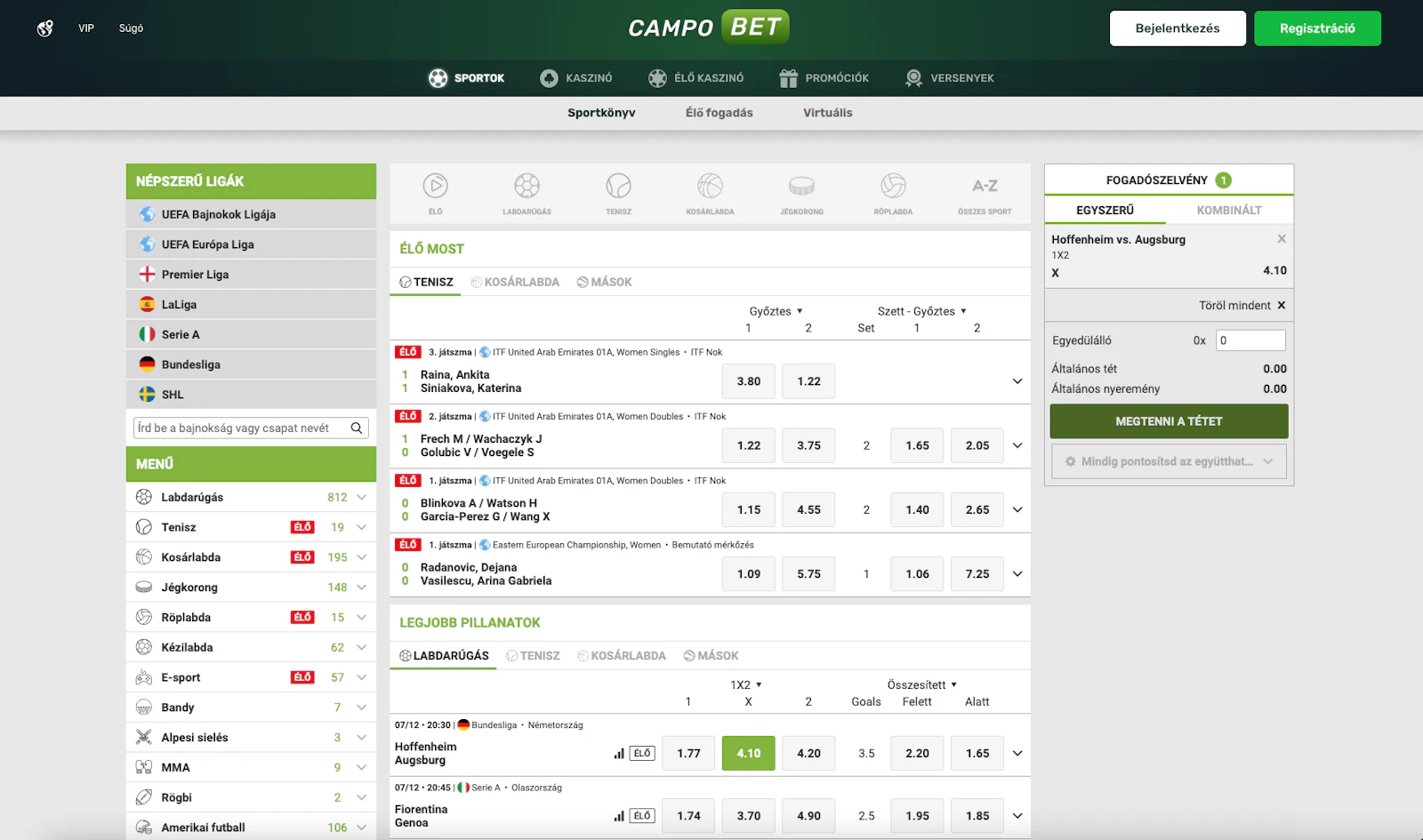 Campo Bet Sportofgadas