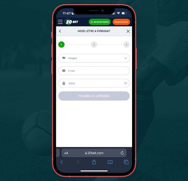 20bet regisztracio