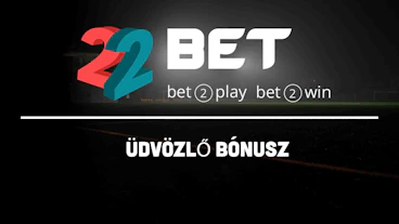 A 22bet üdvözlő bónusz a regisztrációkor és azután is elérhető minden új játékosnak