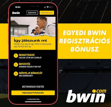 A bwin regisztrációs bónusz megduplázza az újonnan regisztrált játékosok első befizetését