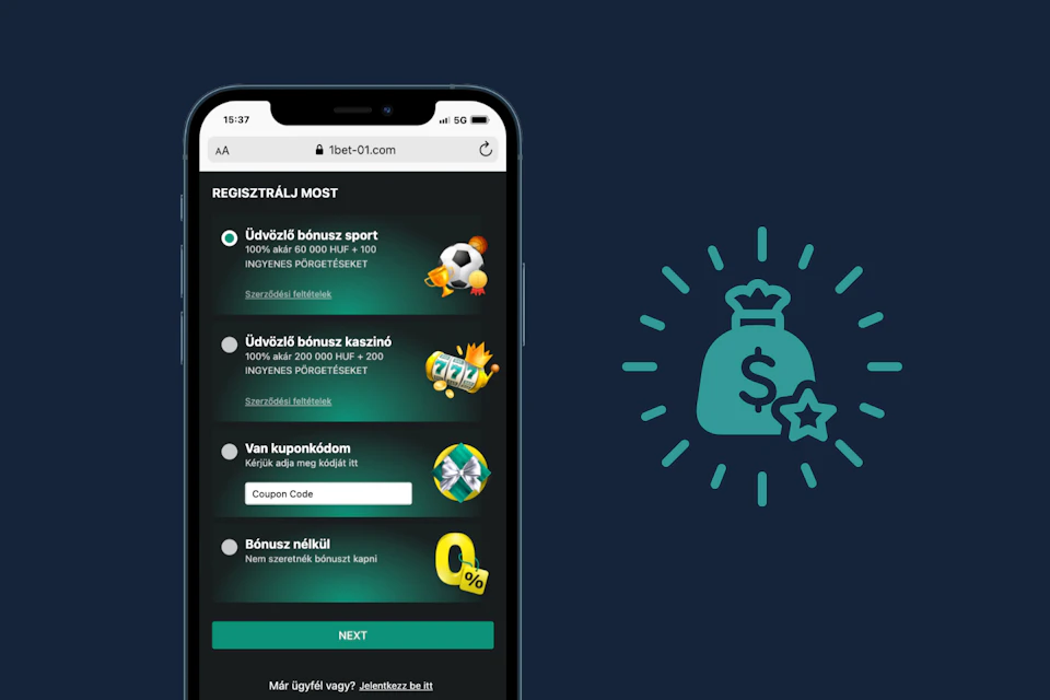 Bónusz igénylés lépések