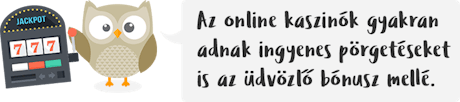 Online kaszinok ingyenes porgetesek