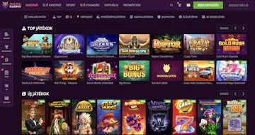 Malina Casino Kaszinó kínálata