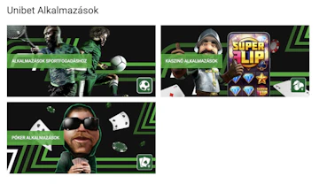 Unibet alkalmazások