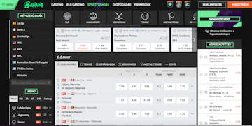 Betinia sportfogadás