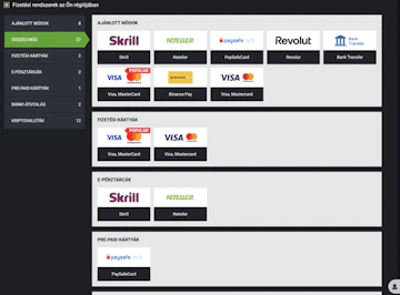 Betlabel befizetési rendszerek